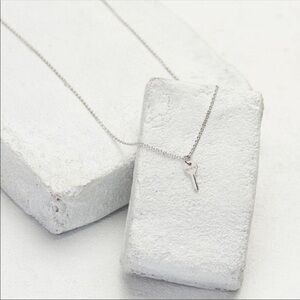 The giving keys mini key necklace “believe”